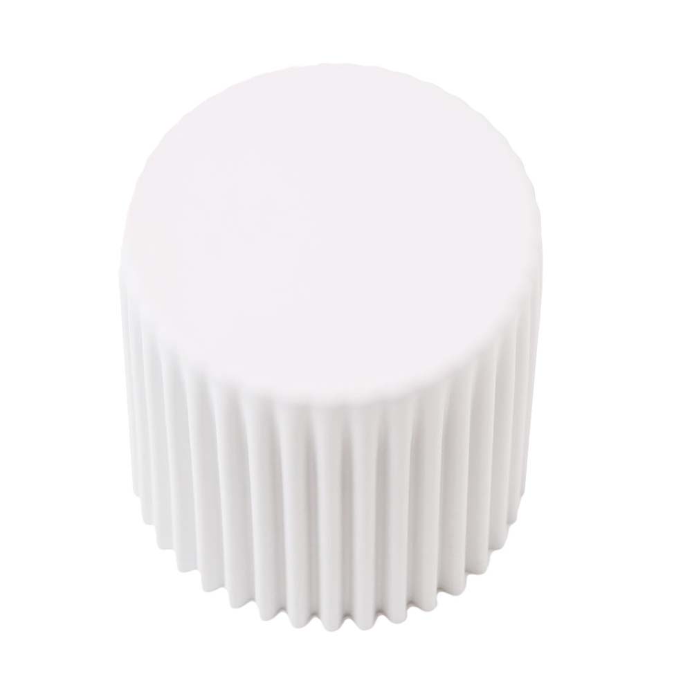 Artissin 2x Bar Stools Cupcake Plastic Foot Stool White