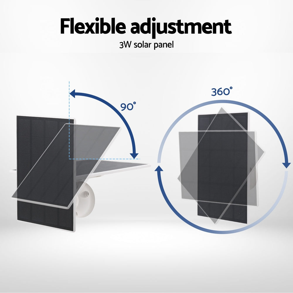 UL-tech Solar Panel For Security Camera Wireless 3W