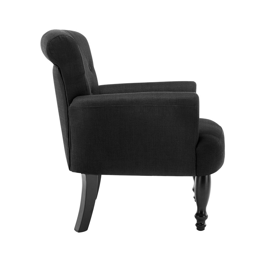 Artiss Armchair Wingback Charcoal Lothair