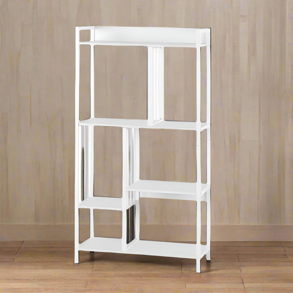 Artiss Bookshelf Display Shelves 5 Tiers 120cm White