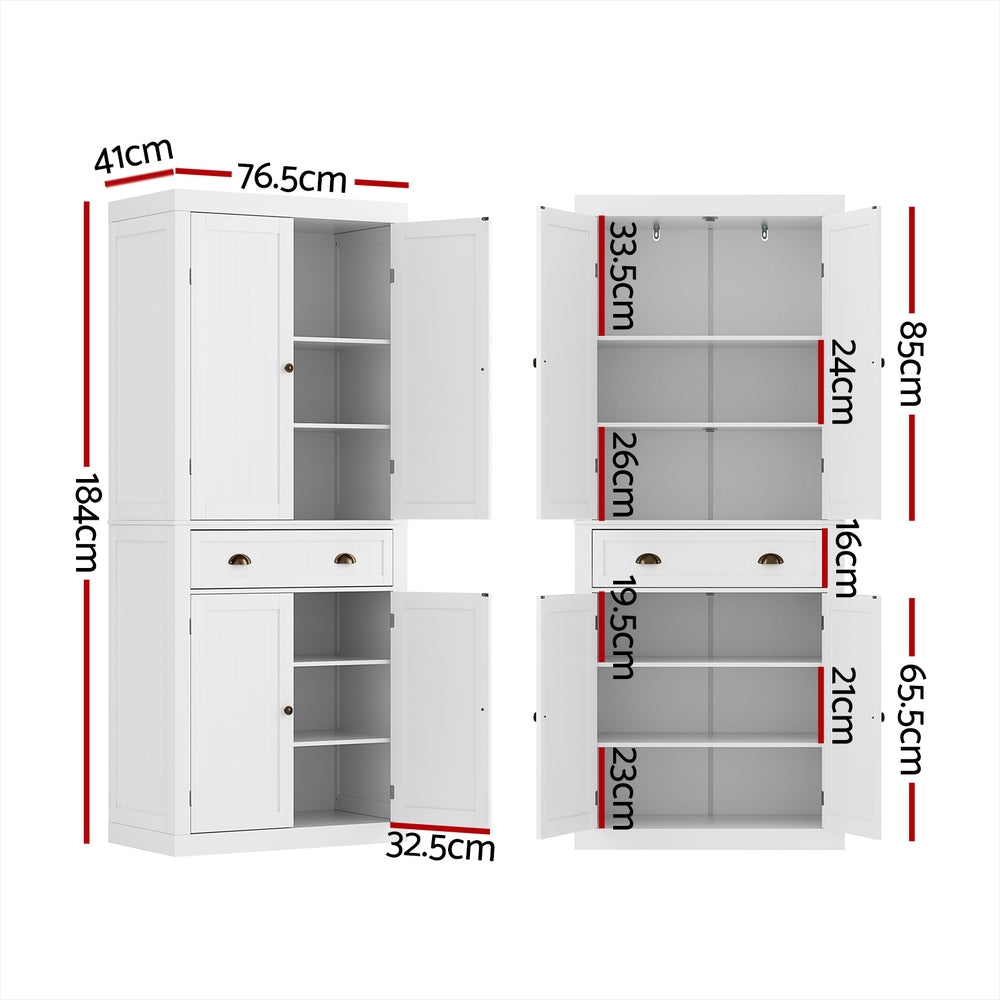 Artiss Buffet Sideboard Cupboard Cabinet White