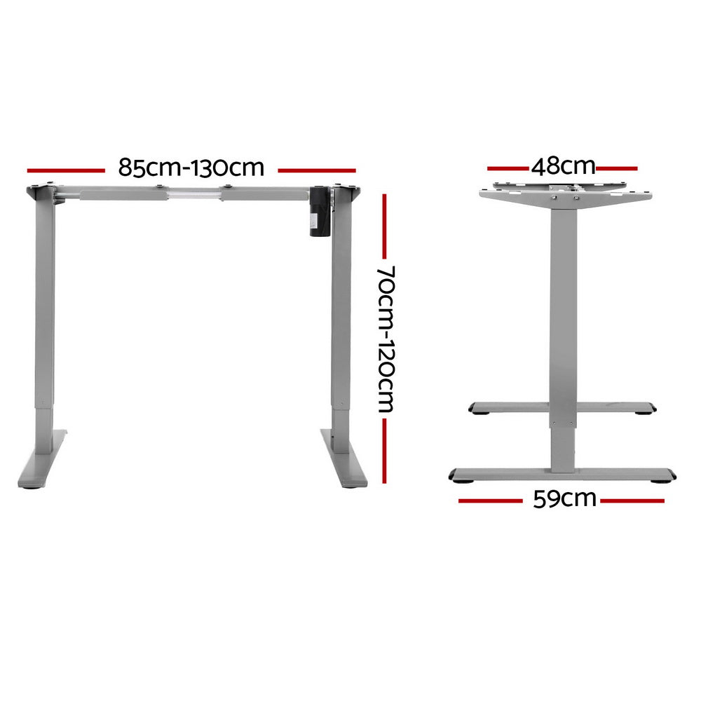 Artiss Standing Desk Frame Only Motorised Grey