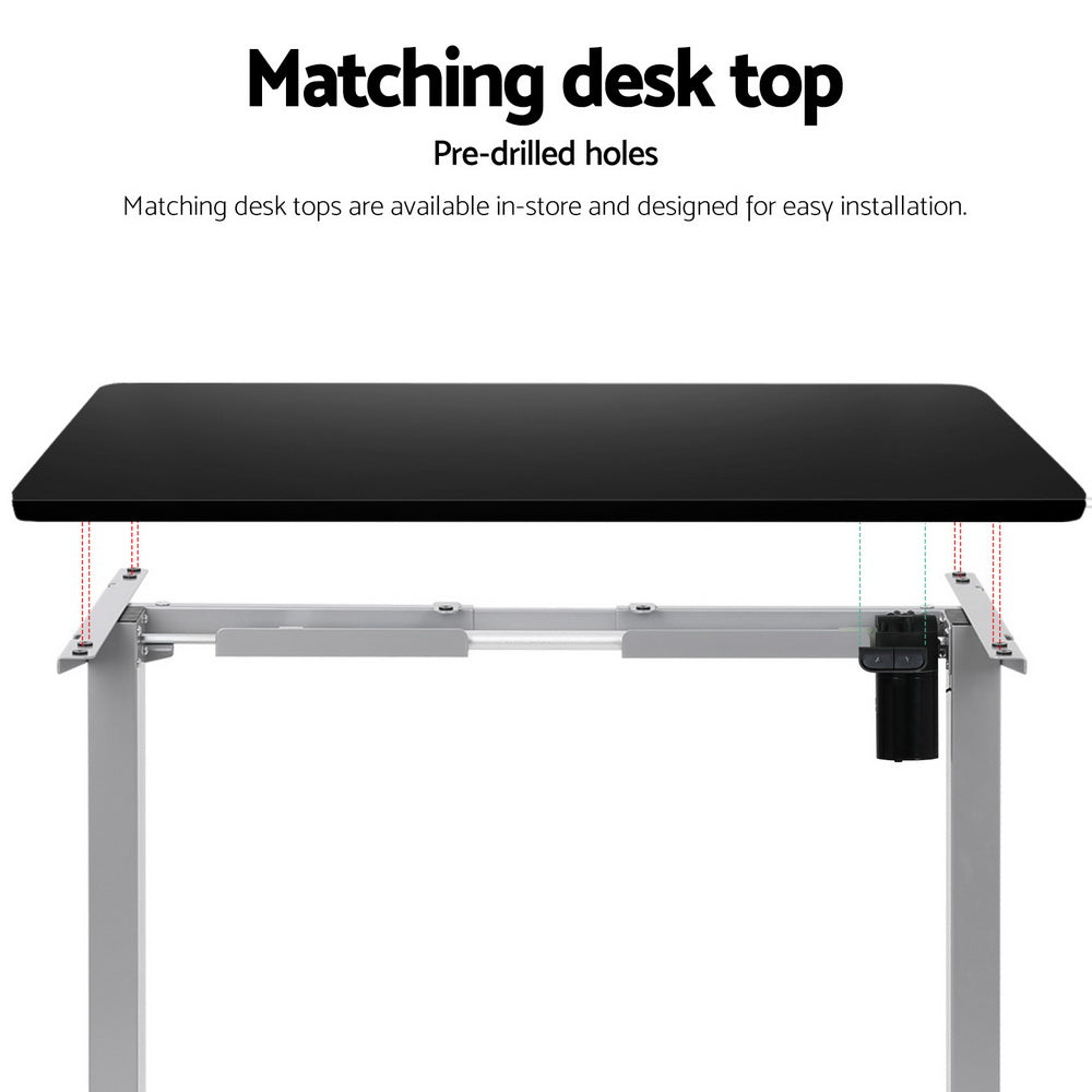 Artiss Standing Desk Frame Only Motorised Grey