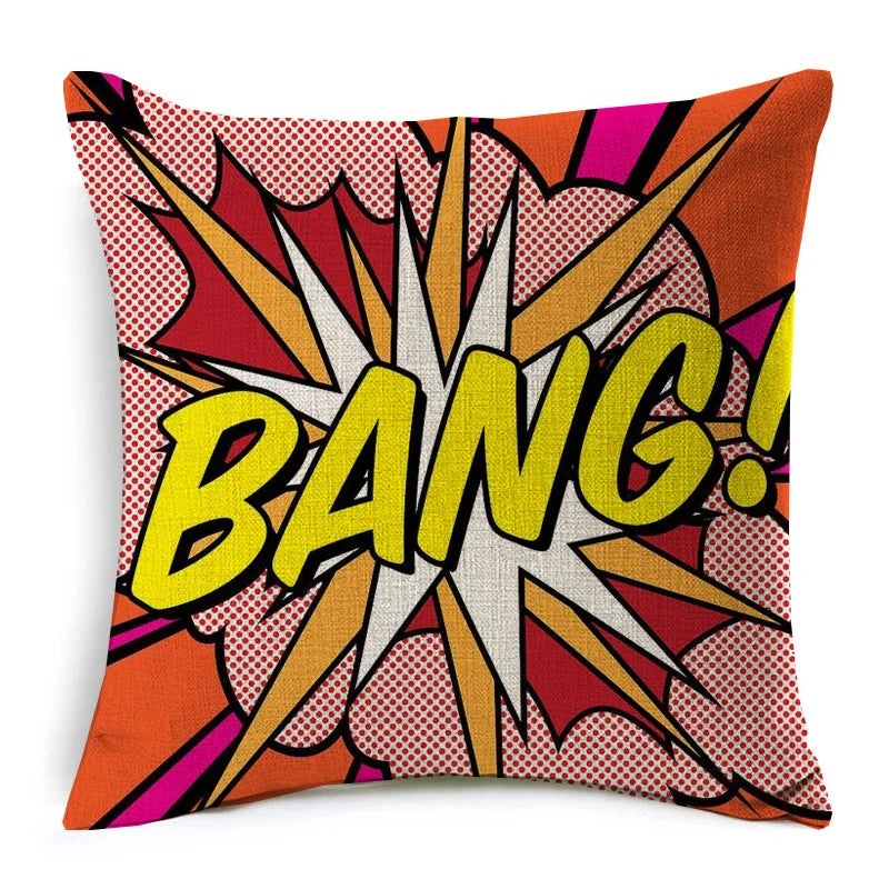 Comic Cushion Covers