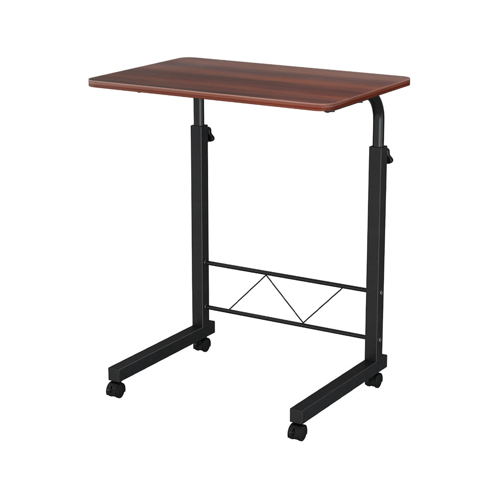 Artiss Laptop Desk Table Adjustable 60CM Dark Wood