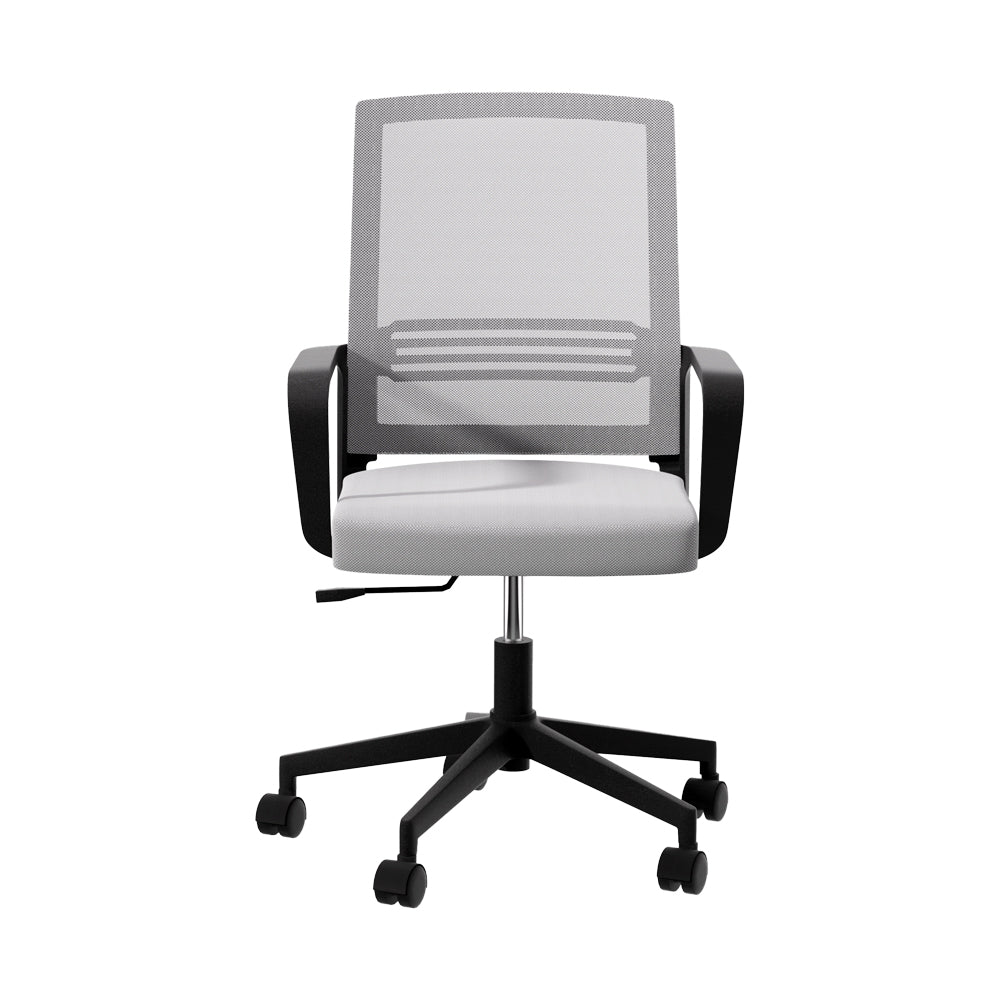 Artiss Mesh Office Chair Computer Gaming Desk Chairs Work Study Mid Back Grey