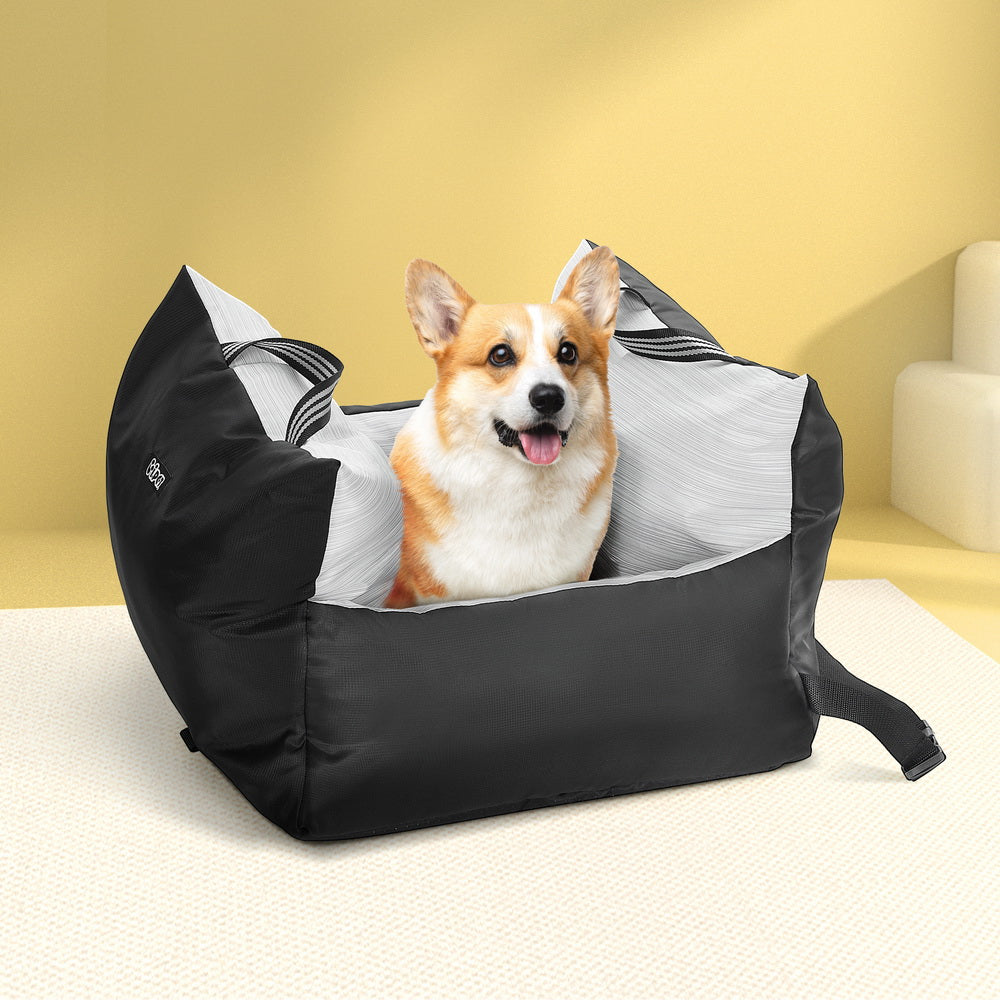 i.Pet Dog Car Seat Booster Cover Dog Bed Portable Waterproof Belt Non Slip