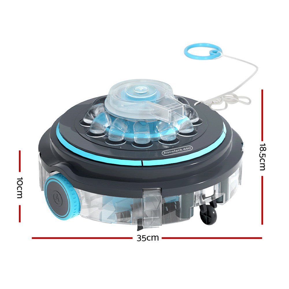 Aquabuddy Robotic Pool Cleaner Automatic Vacuum Swimming Robot Filter Cordless