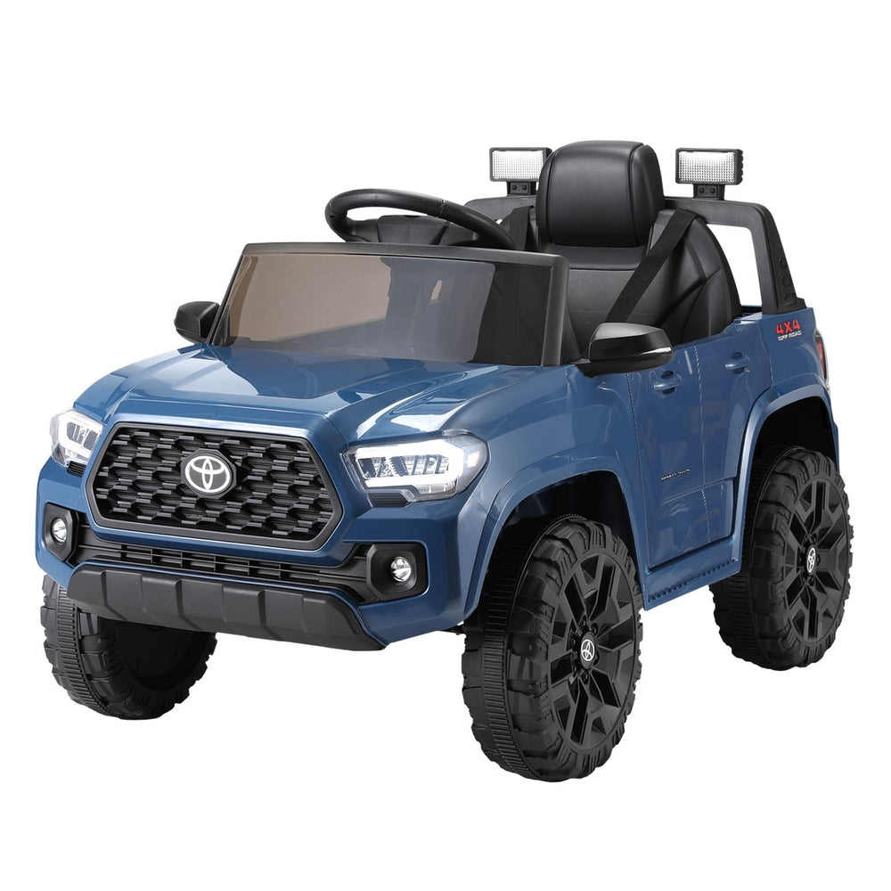 Kids Electric Ride On Car Toyota Tacoma Off Road Jeep Toy Cars Remote 12V Blue