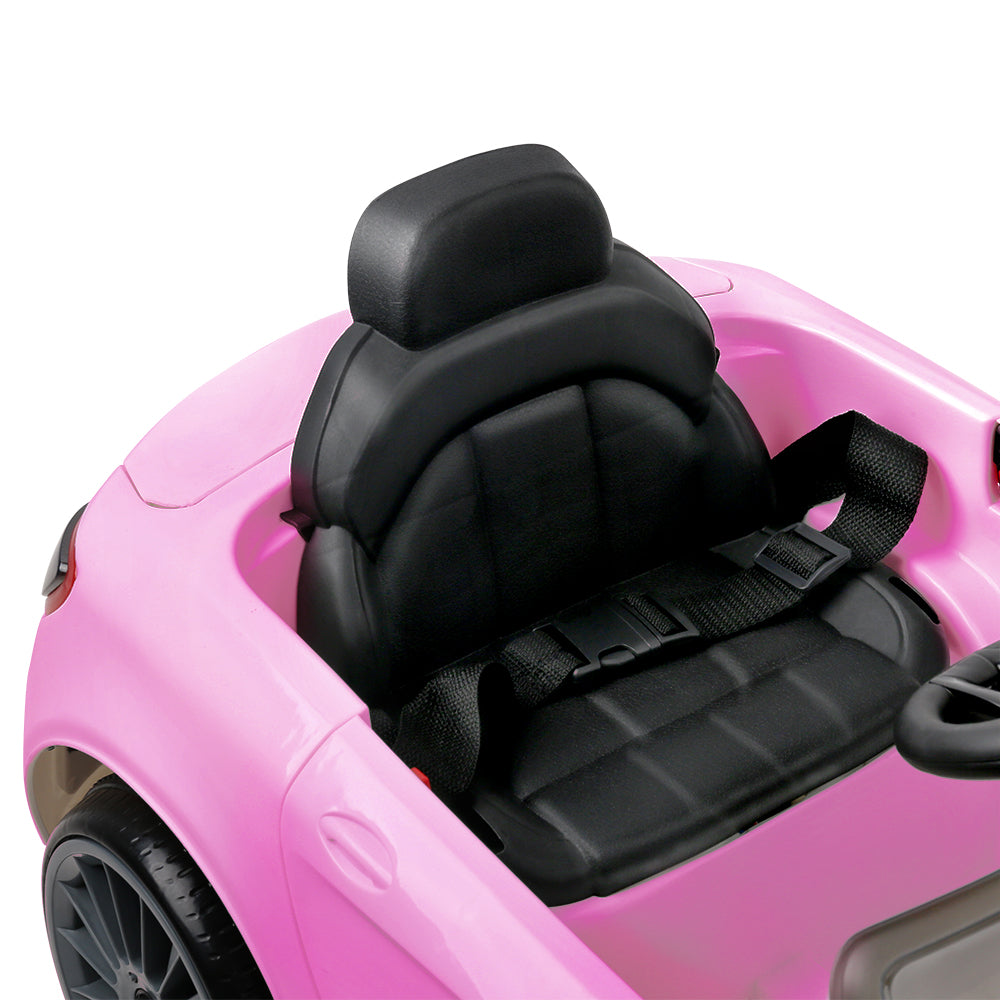 Rigo Kids Electric Ride On Car Toys Cars Headlight Music Remote Control 12V Pink