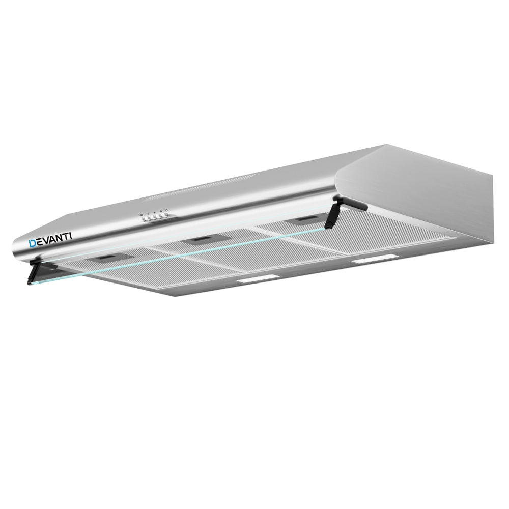 Devanti 900mm Range Hood 90cm Rangehood Stainless Steel