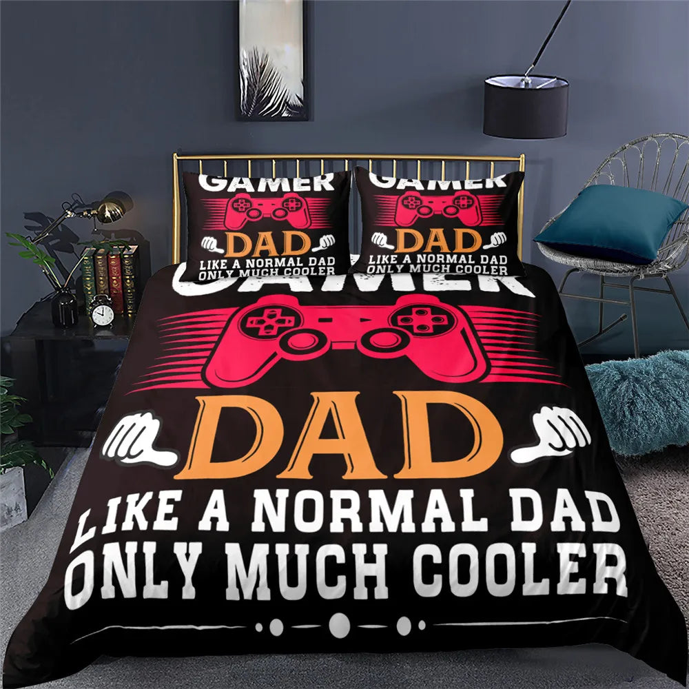 Gamer Dad Quilt Cover Set