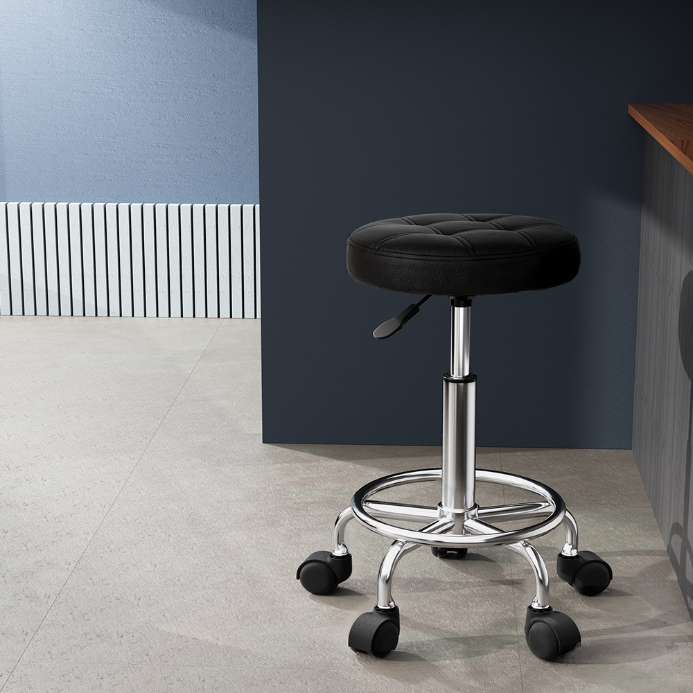 Artiss Salon Stool Round Swivel Chairs