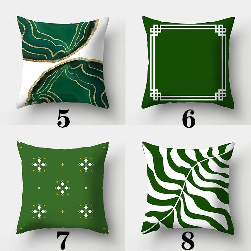 Dark Green Series Cushion Cover