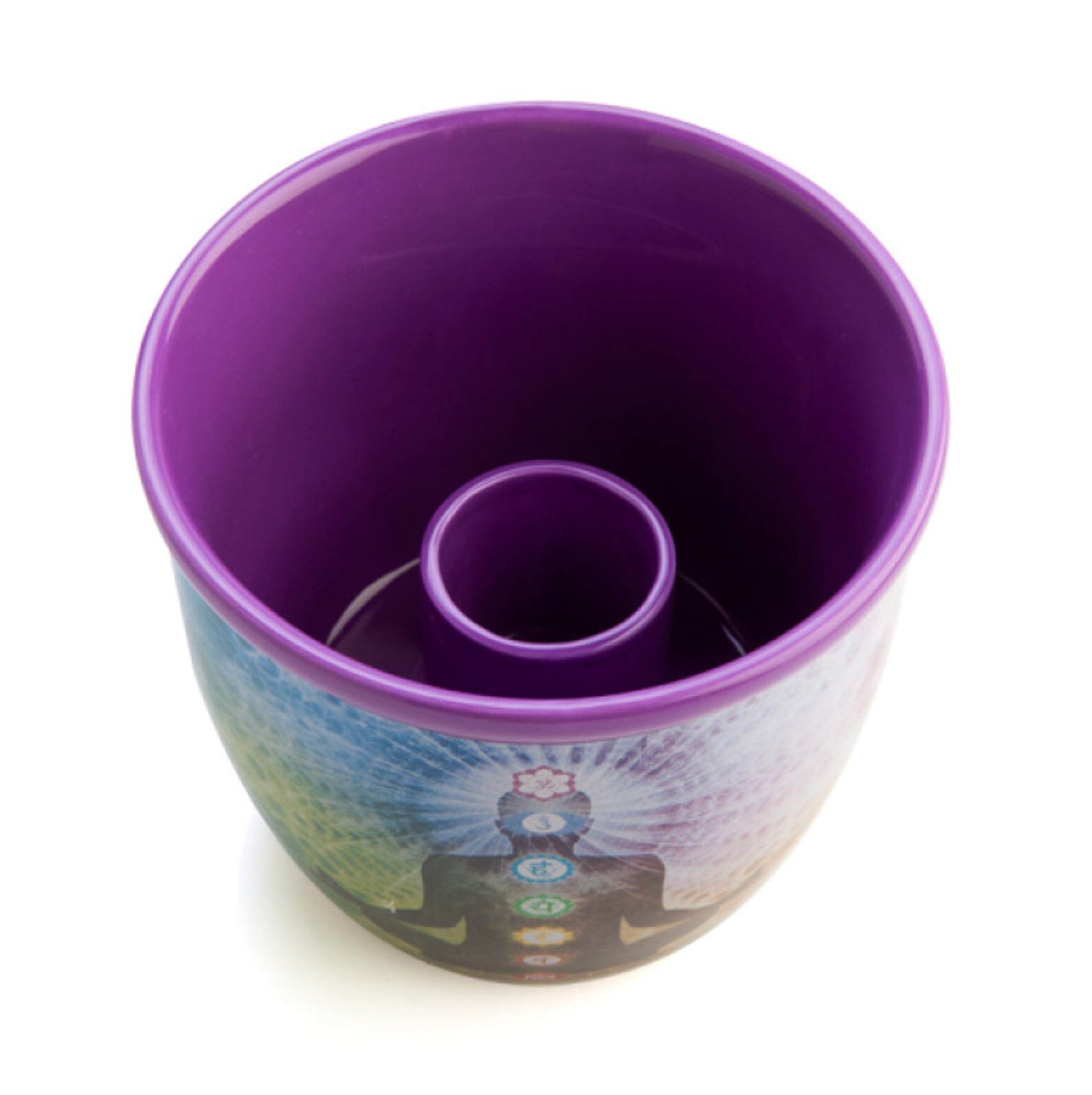 Wild Scents Chakra Ceramic Smudge Bowl