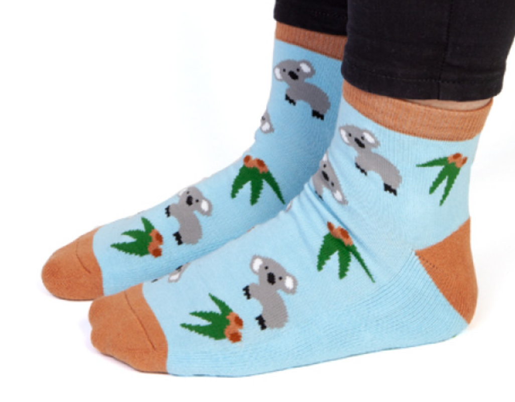 Koala Feet Speak Socks