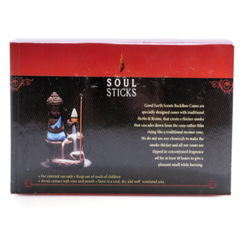 Soul Sticks Nag Champa Backflow Incense Cone - Set of 10