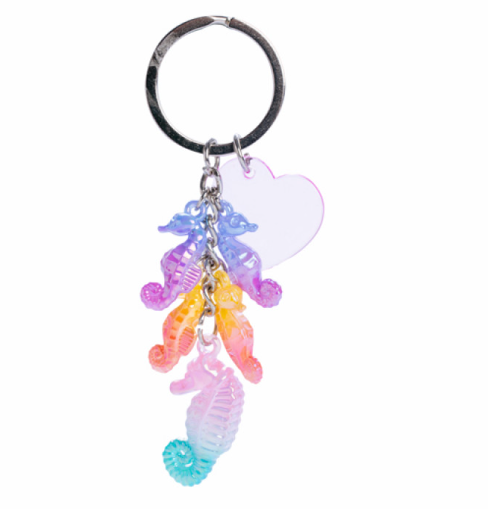 Aqua World Seahorse Keychain