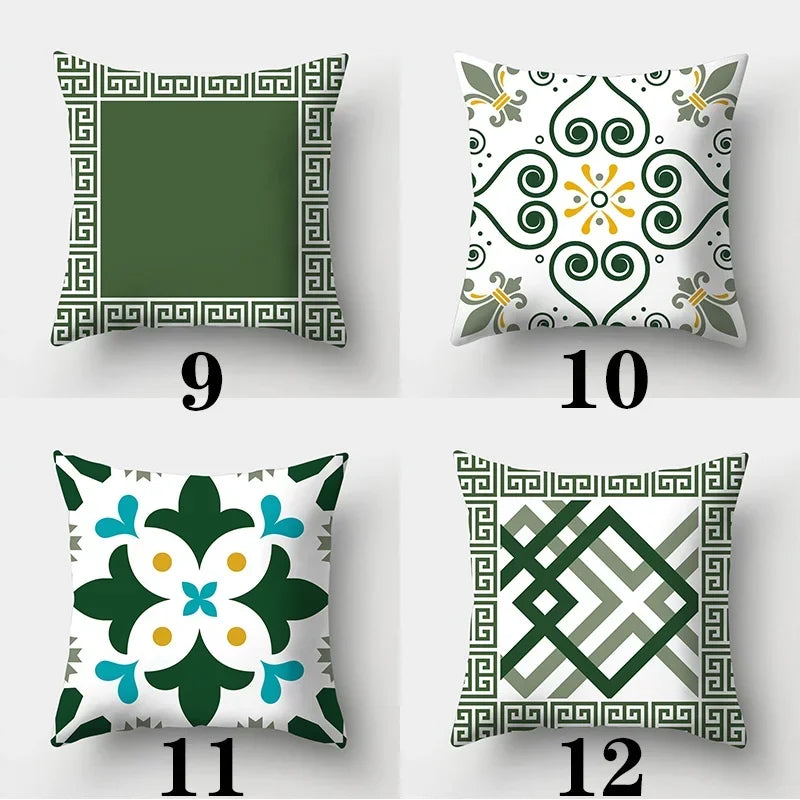 Dark Green Series Cushion Cover