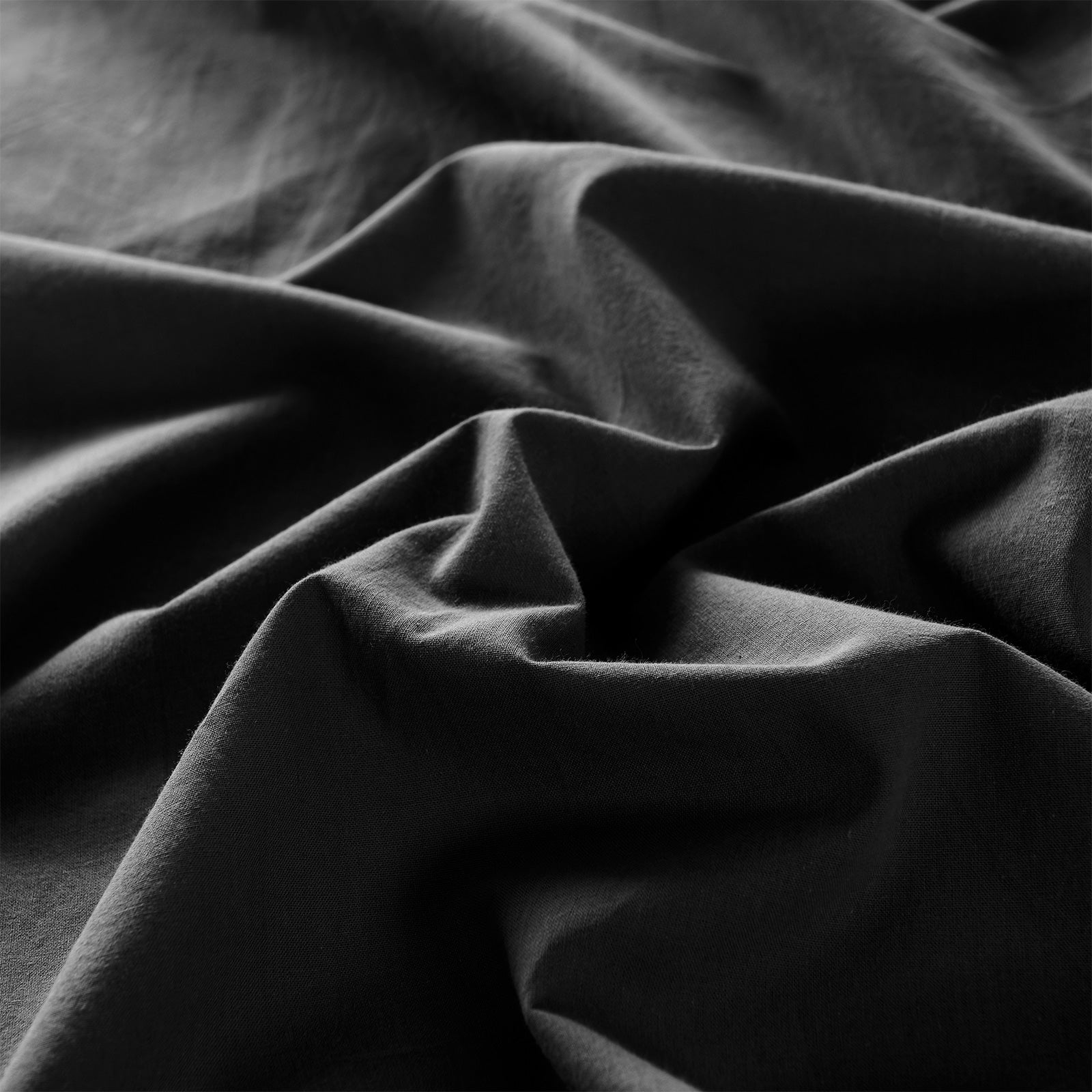 Royal Comfort Vintage Washed 100% Cotton Quilt Cover Set Bedding Ultra Soft - Queen - Charcoal