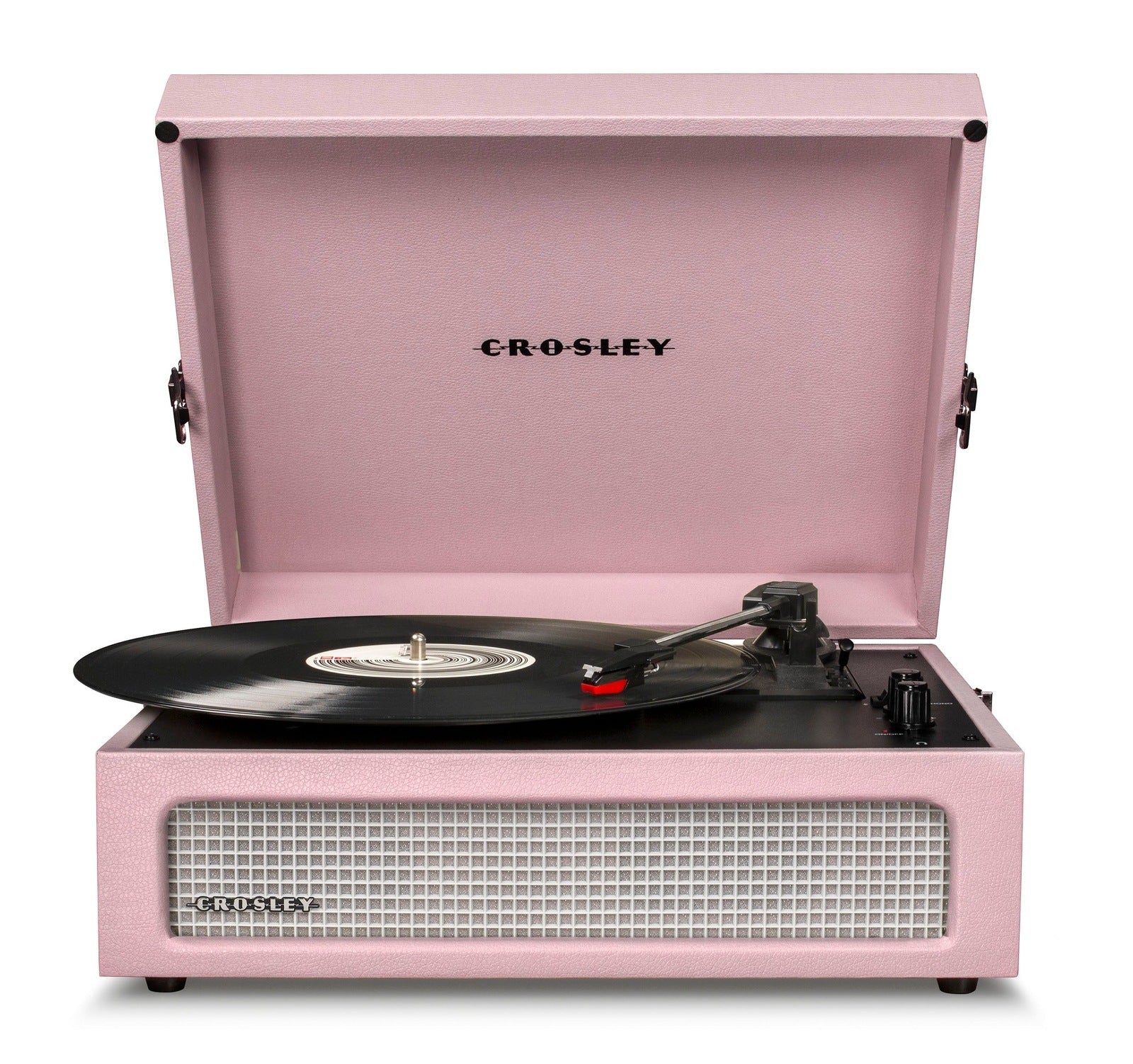 CROSLEY Crosley Voyager Amethyst - Bluetooth Portable Turntable  & Record Storage Crate