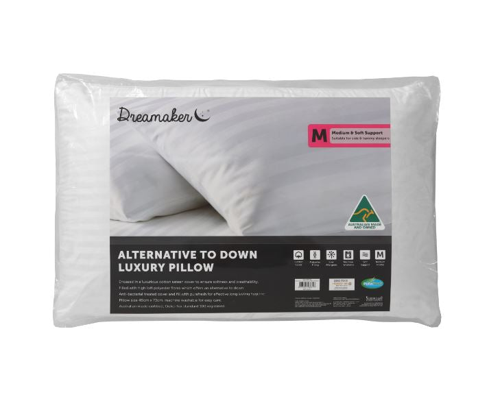 Dreamaker Alternative to Down Pillow Medium