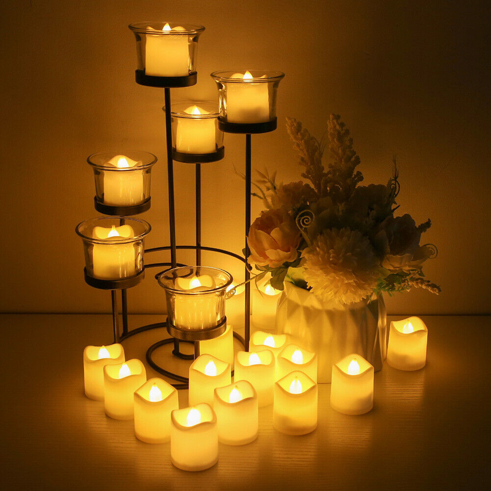 48PCS Flameless LED Tea Light Tealight Candle Wedding Decoration