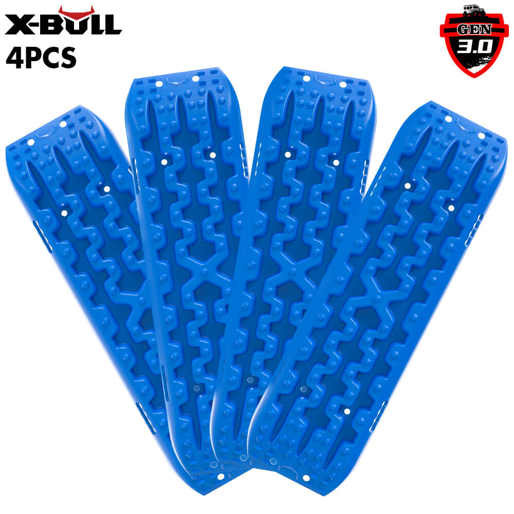 X-BULL Recovery tracks Mud Snow / Sand tracks / Grass 4X4 Caravan 2pairs 4WD Gen 3.0 - Blue