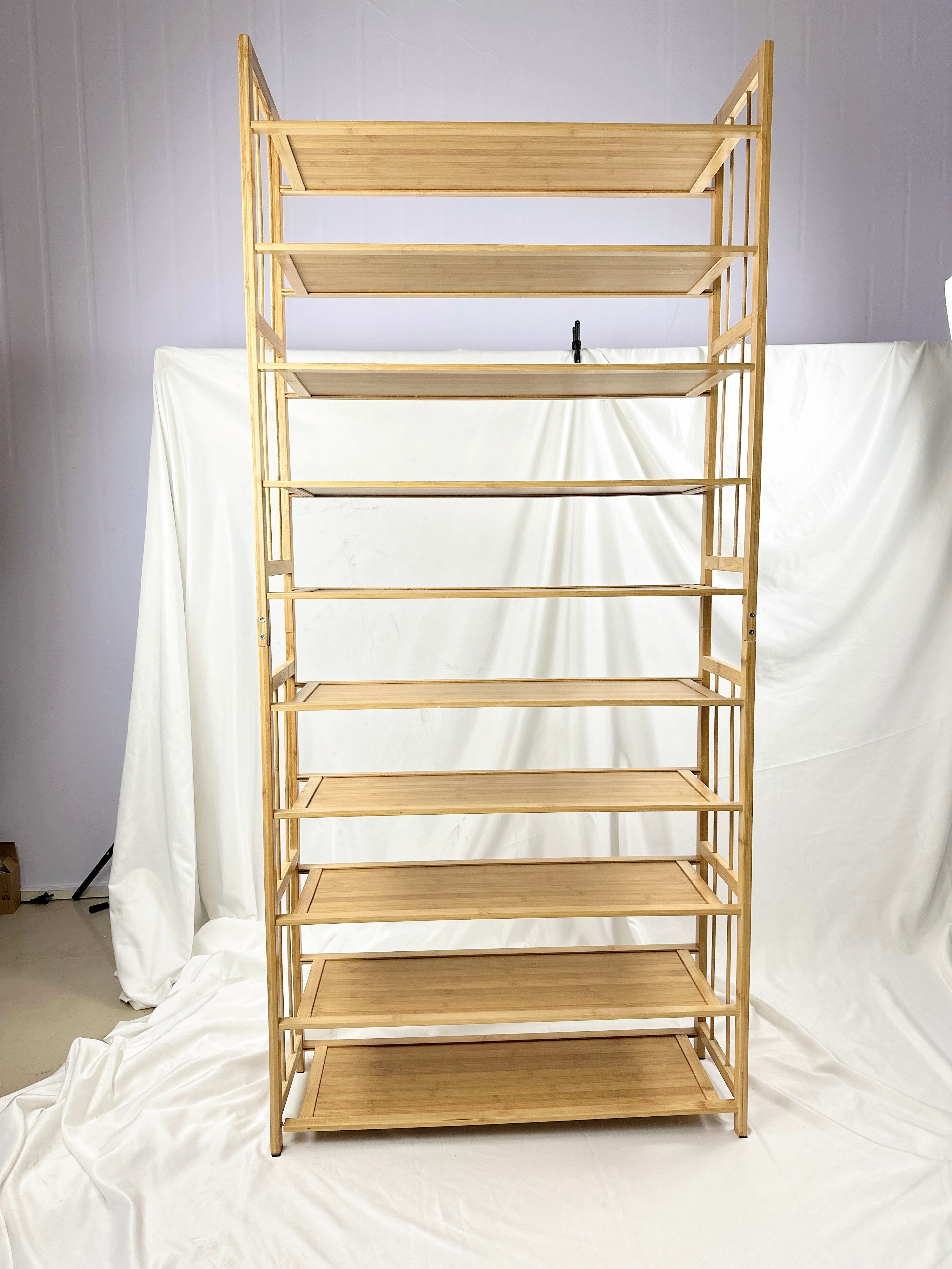 Ekkio 10-Tiers Bamboo Shoe Rack