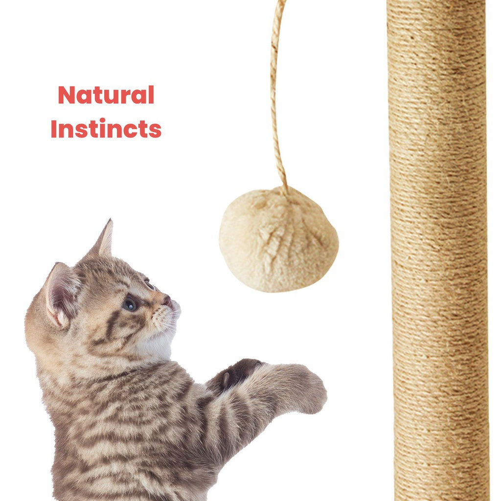 FLOOFI 130cm Wooden Cat Tree