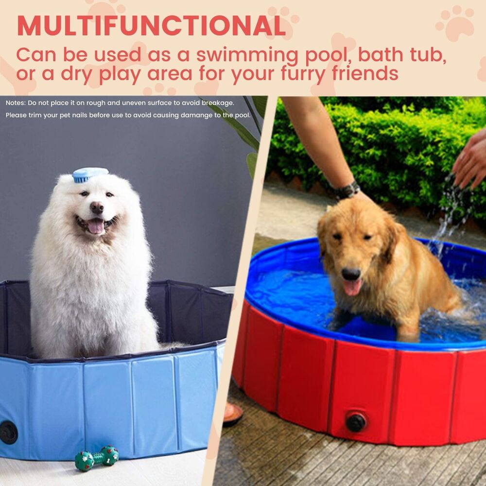 Floofi Pet Pool 160cm*30cm XXL Blue