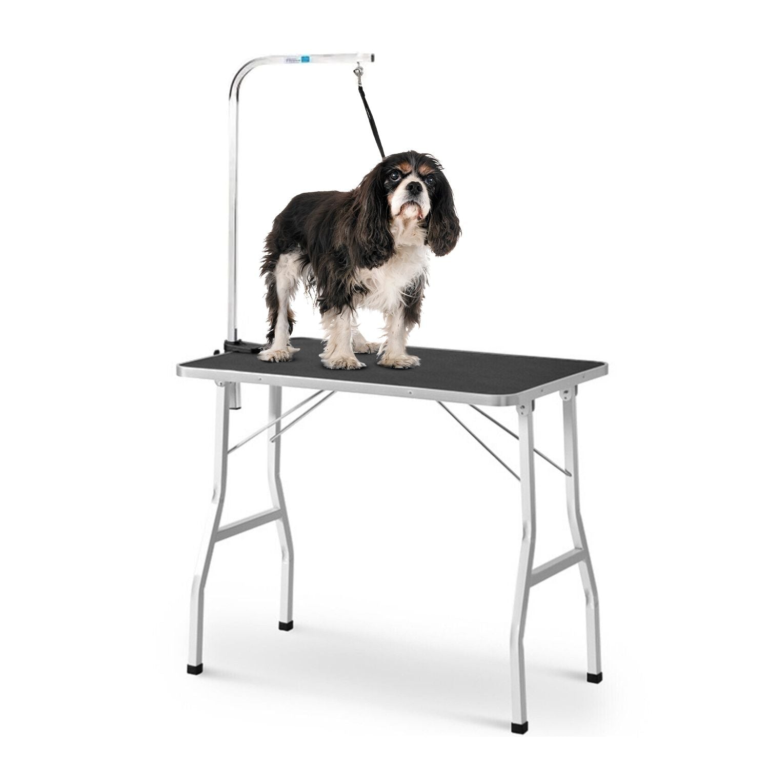 Floofi Pet Grooming Table 90cm Single Pole (Black)