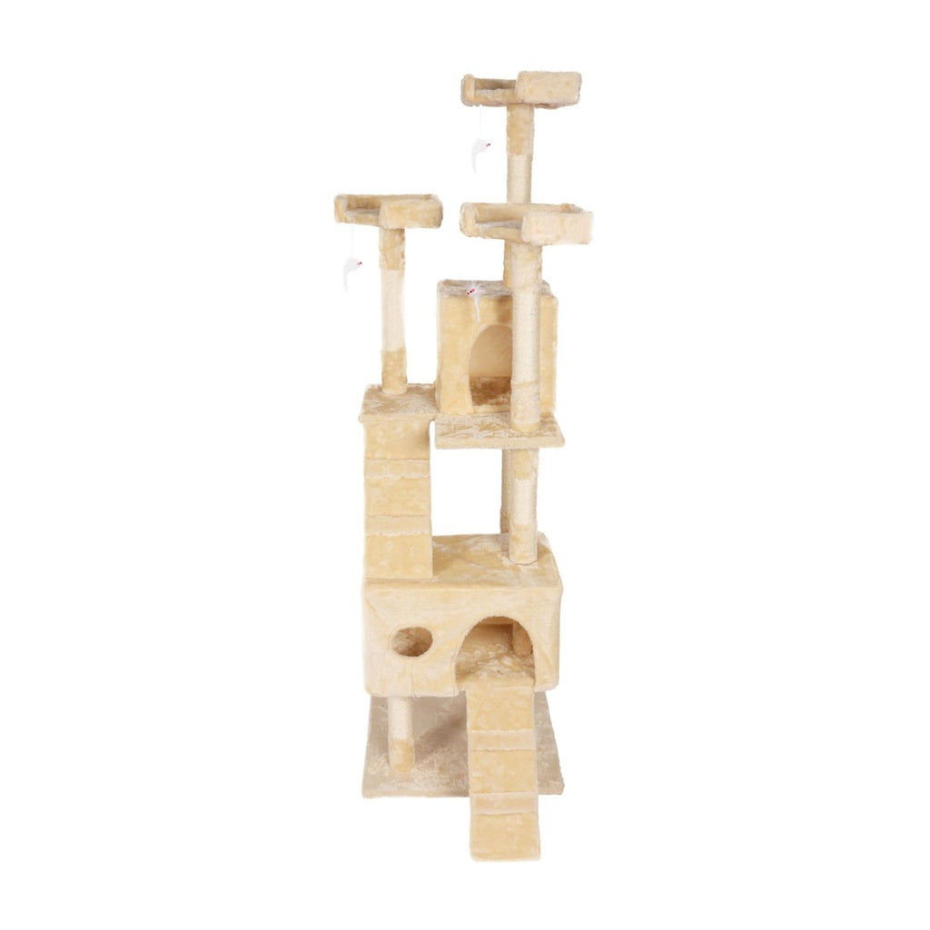 Floofi 170cm Plush Cat Condo Cat Tree Beige