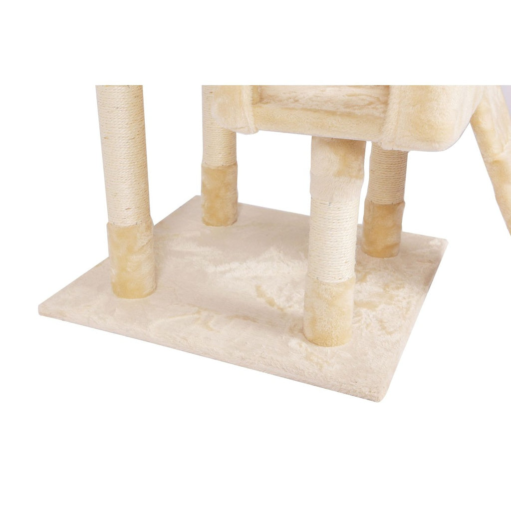 Floofi 170cm Plush Cat Condo Cat Tree Beige