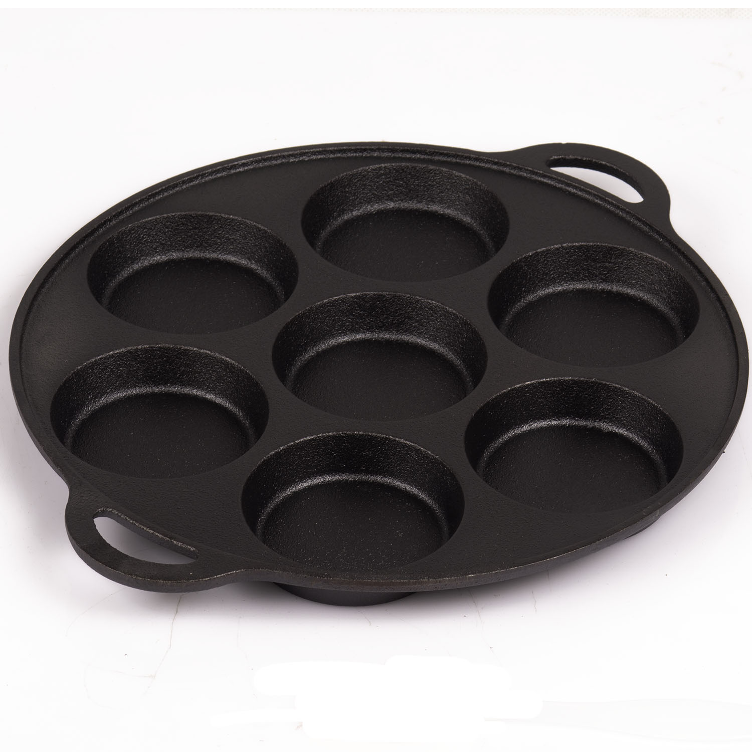 7 Cup Cast Iron Egg Frying Pan Divided Egg Skillet Pan Fried Egg Pan Cooker Pancake Egg Fryer