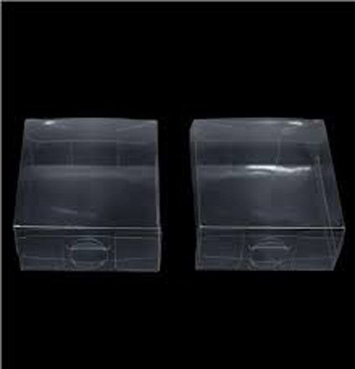 100 Pack of 15*15*4cm Clear PVC Plastic Packaging Boxes