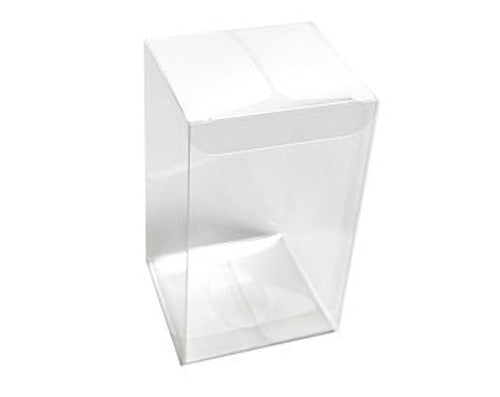 100 Pack of 8x8x10cm Clear PVC Plastic Packaging Small Boxes