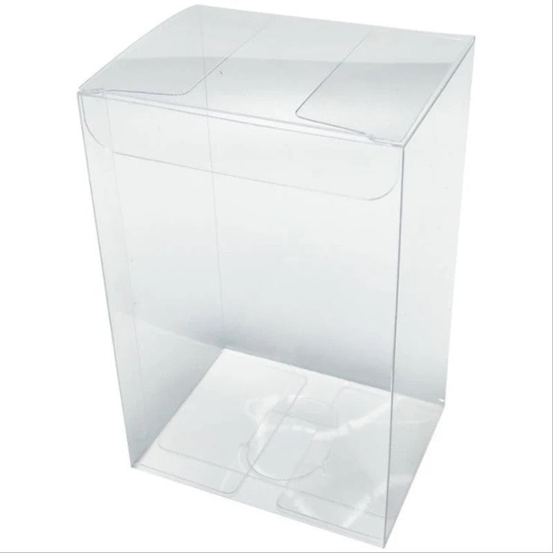 10 Pack of 5x8cm Clear PVC Plastic Packaging Small Boxes