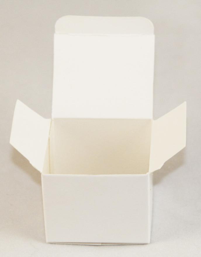 10 Pack of White 5x5x8cm Square Cube Card Gift Box