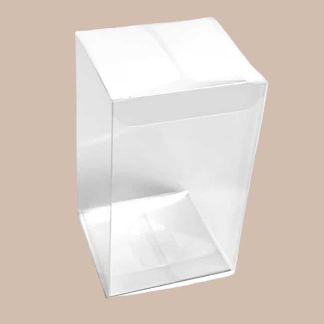 50 Pack of 8x8x10cm Clear PVC Plastic Packaging Small Boxes