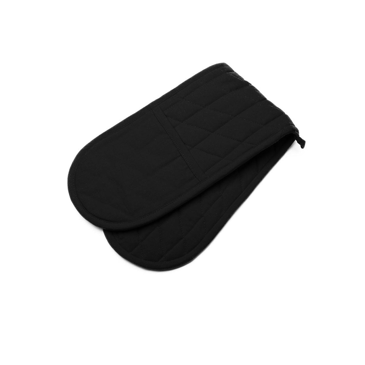 Rans Manhattan Black Cotton Double Oven Mitt