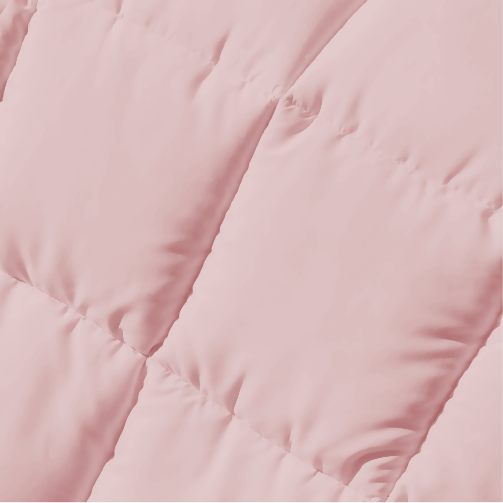 Luxor Australian Made All Season Blush 400GSM Bamboo Blend Quilt King Single