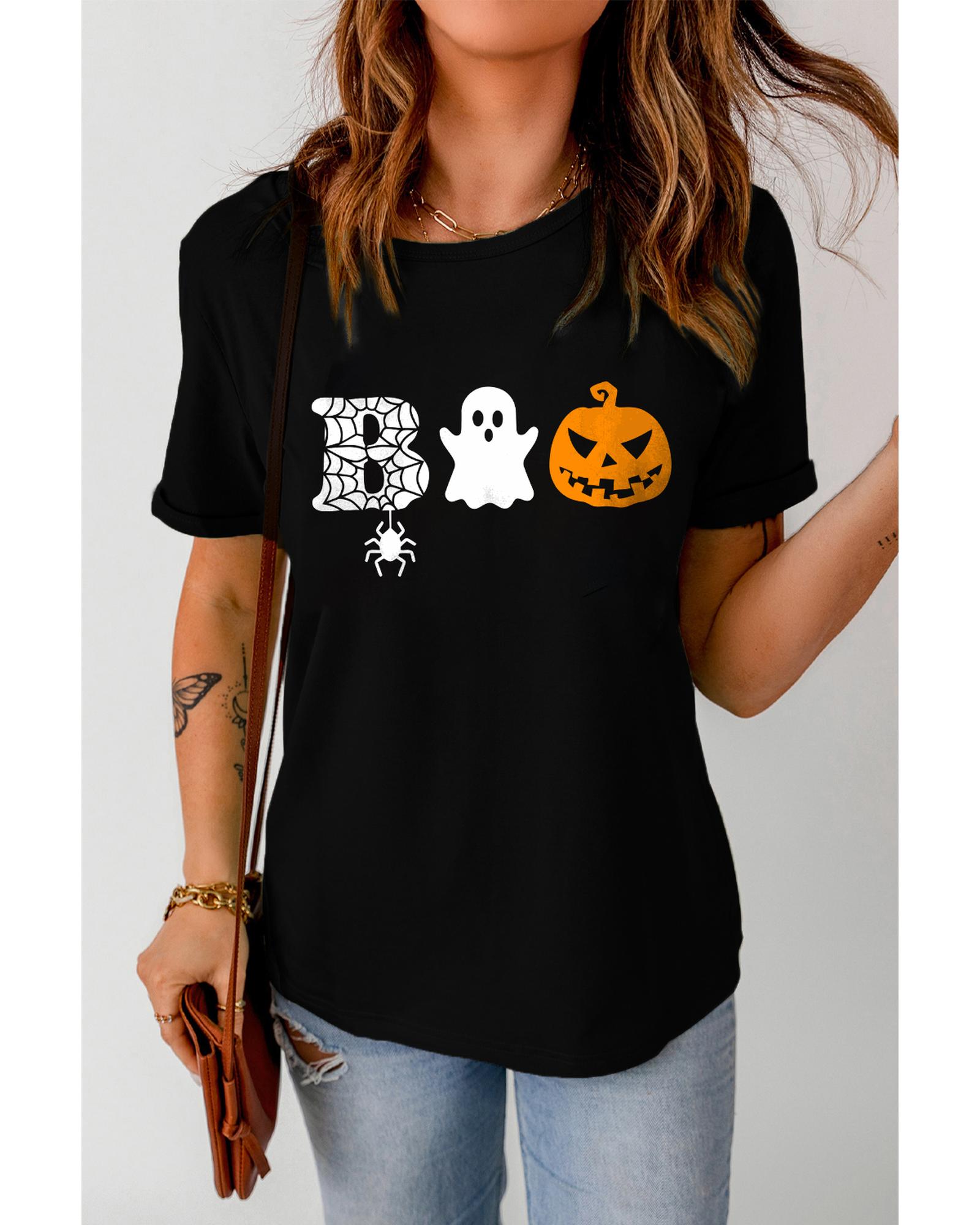 Azura Exchange Halloween Graphic Print T-Shirt - XL