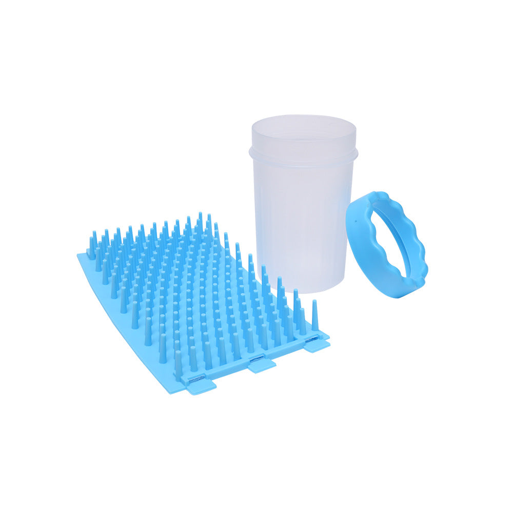 Pet Foot Cleaner Paw Washer Small Mug-S-Blue