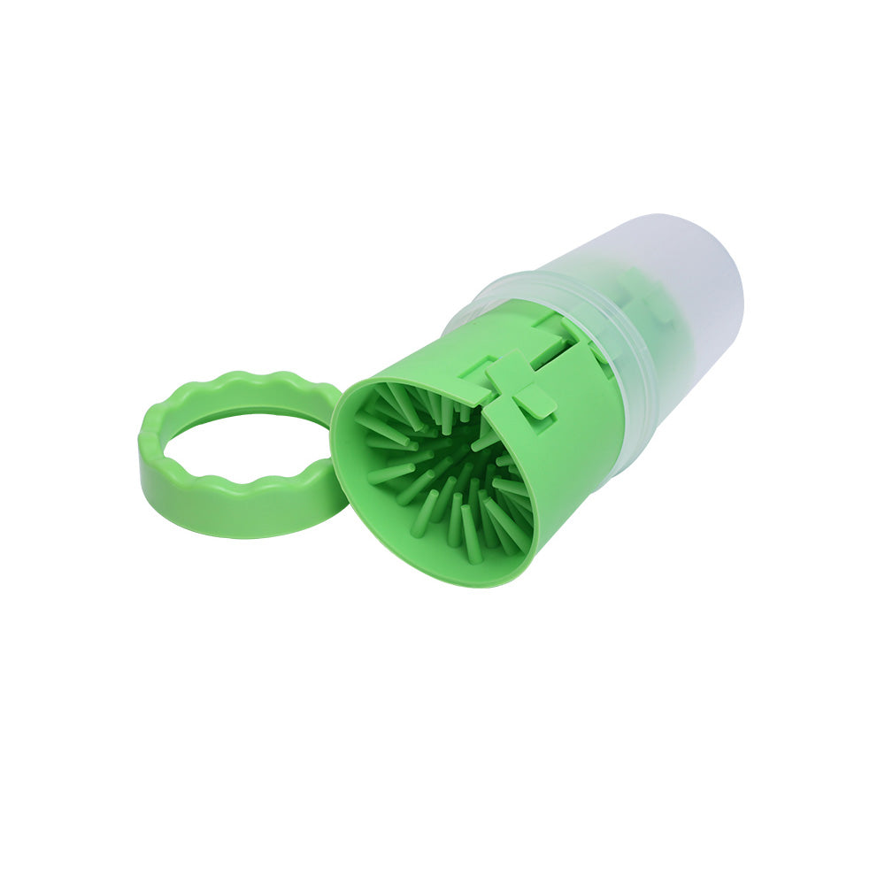 Pet Foot Cleaner Paw Washer Small Mug-S-Green