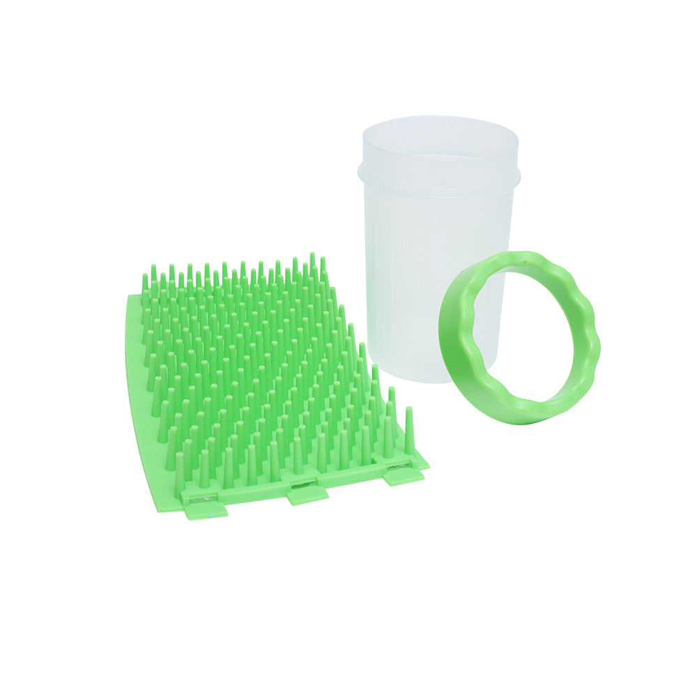 Pet Foot Cleaner Paw Washer Small Mug-S-Green