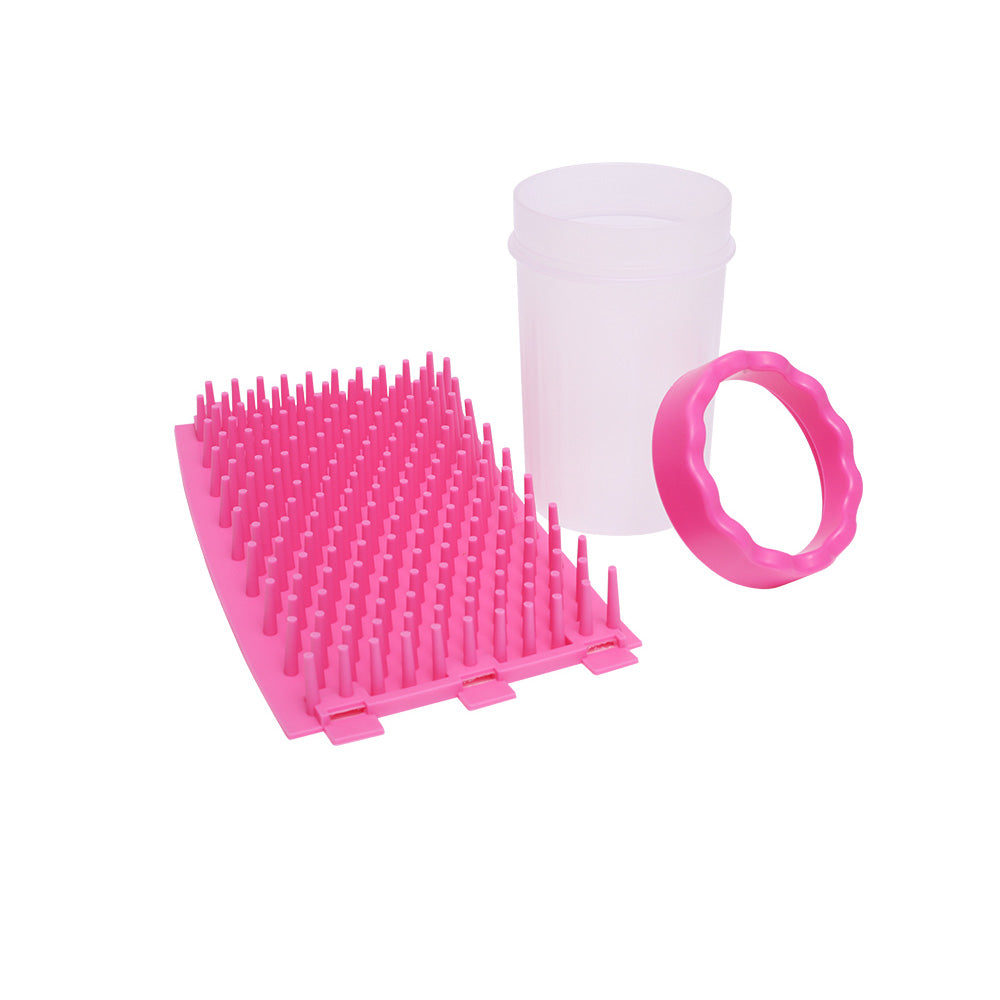 Pet Foot Cleaner Paw Washer Large Mug-L-Pink