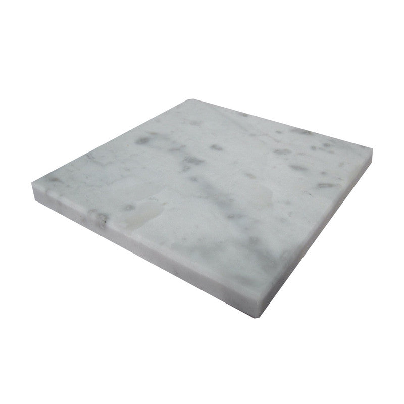 Marble Trivet White Square 20x20cm