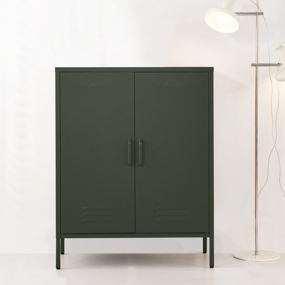 ArtissIn Buffet Sideboard Metal Cabinet - SWEETHEART Green