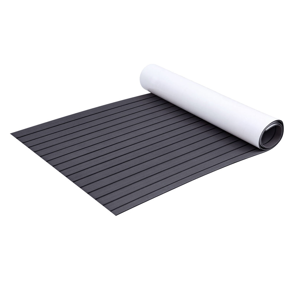 Seamanship EVA Foam Boat Flooring Mat Decking Sheet 240x90x0.6cm Dark Grey Decor